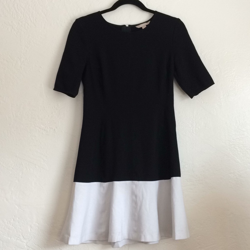 Banana Republic knit dropped waist + flared skirt